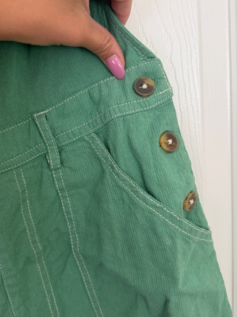 Urban Outfitters Green Tie-Strap Romper - Picture 4 of 4